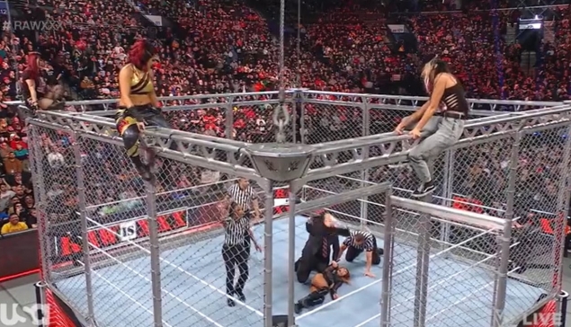 Pourquoi le Steel Cage de RAW a été très court ?