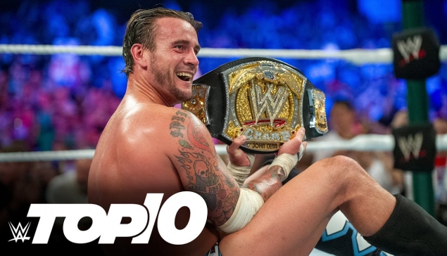 La WWE classe les meilleurs moments de la carrière de CM Punk