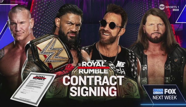 Signature de contrat pour le Royal Rumble la semaine prochaine à SmackDown