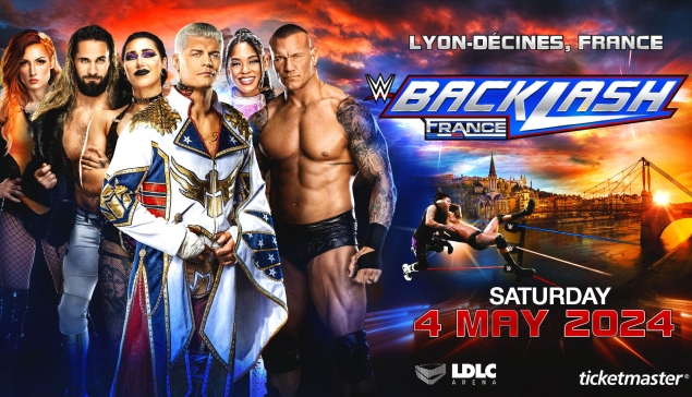 De nouvelles places sont disponibles pour WWE Backlash France