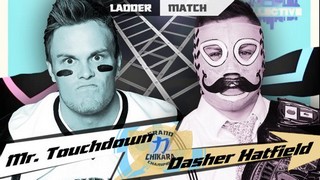 Chikara Ladder Match Mr Touchdown VS Dasher Hatfield