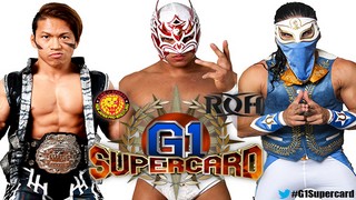 G1 Supercard Bandido VS Ishimori VS Dragon Lee